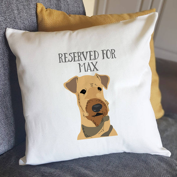 Personalised dog 2024 cushions uk