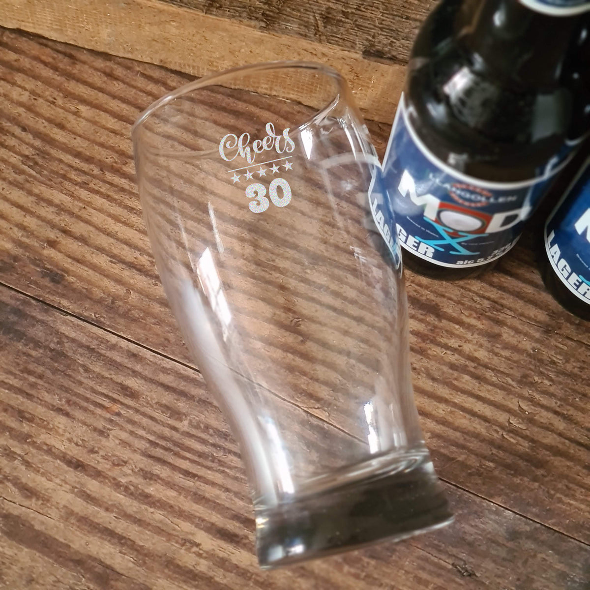 Personalised Engraved Birthday Guinness Glass 18th, 21st, 30th